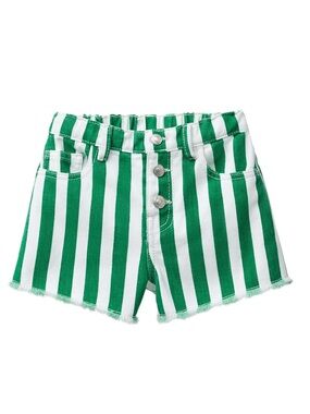 NWT ZARA x Casa Lawa Striped Denim Shorts size 5 years